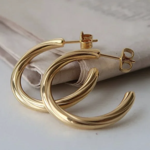 Gold Hoop Earrings